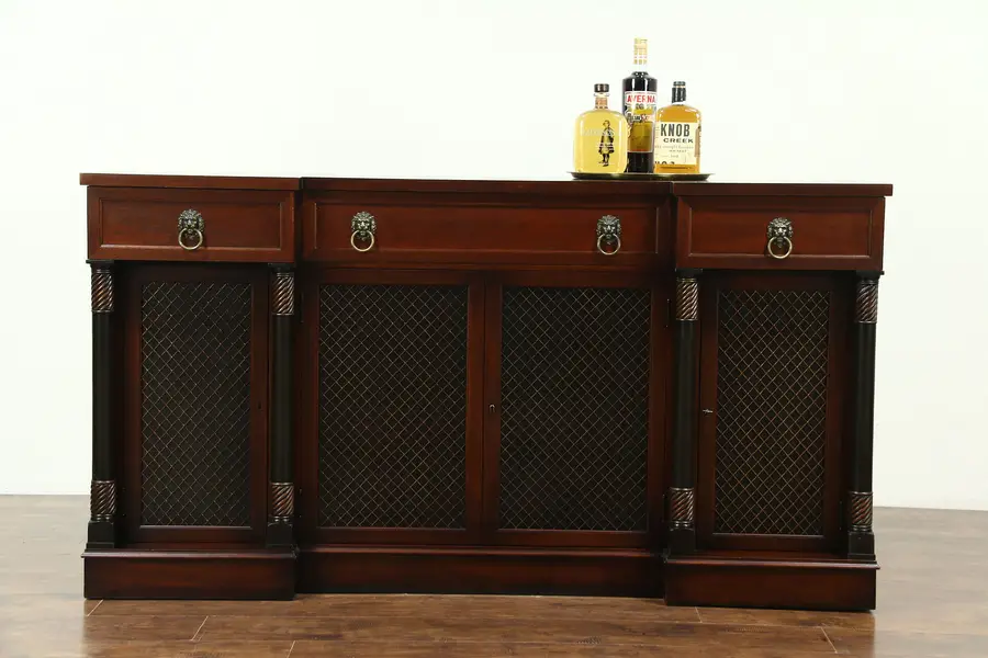 Photo of Classical Vintage Mahogany Sideboard, Server or Console, Signed Kittinger