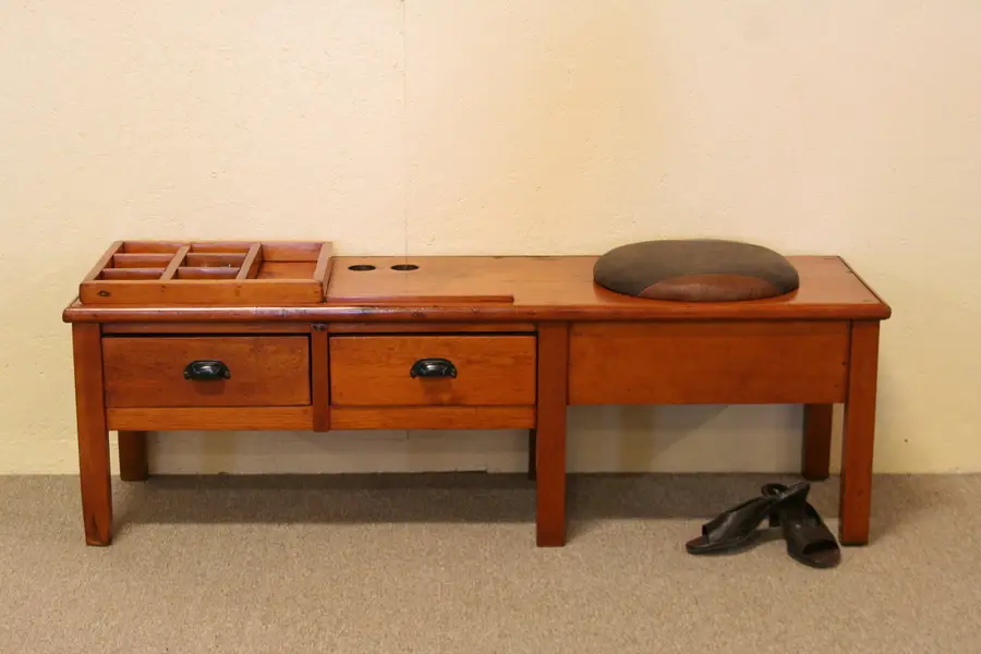 Photo of Cobbler or Shoemaker Country Pine Workbench