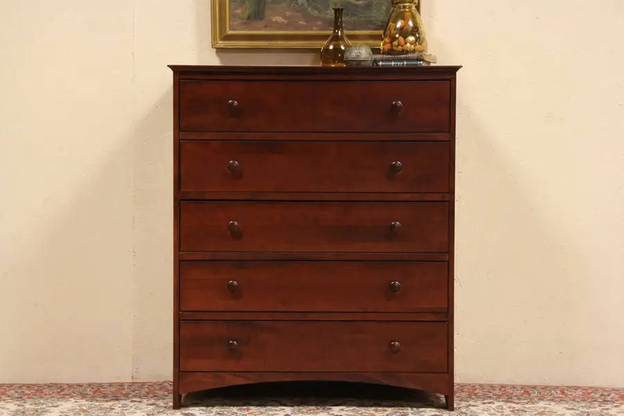 Photo of Vermont Precision Woodworks Newport Maple Tall Chest or Dresser