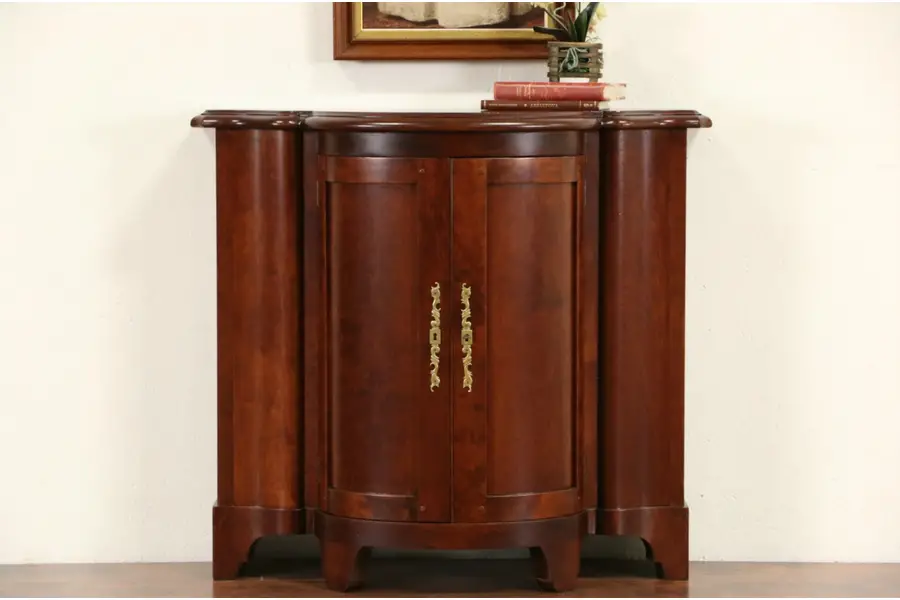 Photo of Baker Signed Vintage Cherry Console Cabinet