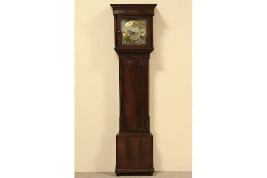 Photo of English Georgian Late 1700's Tall Case Grandfather Clock