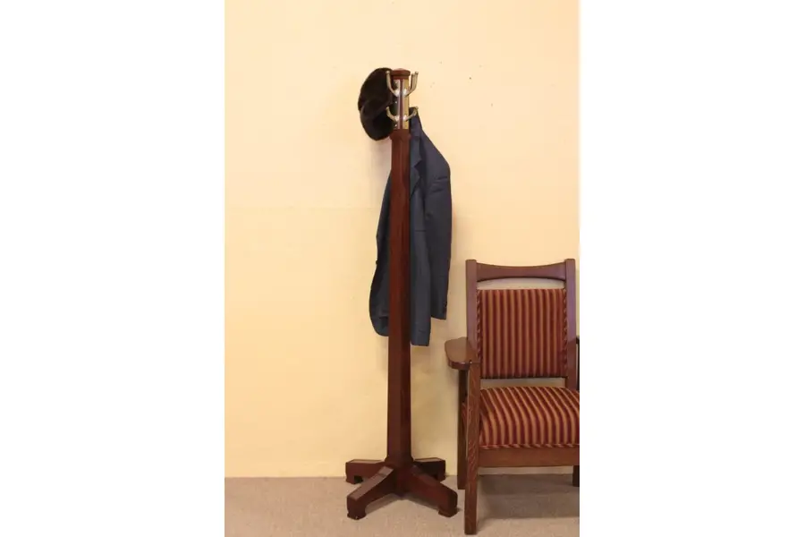 Photo of Arts & Crafts Coat Tree or Hall Stand