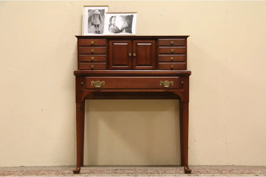 Photo of Pennsylvania House 9 Drawer Cherry Desk