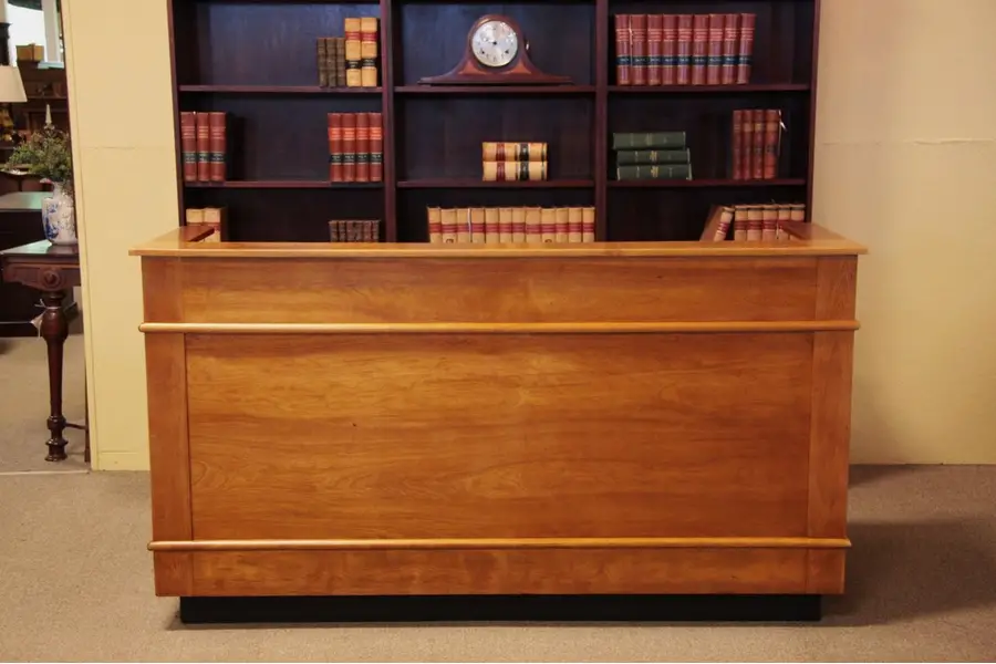 Photo of Store Antique Counter or Island, Cash Drawer & Bell