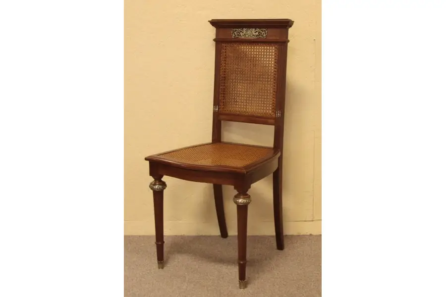 Photo of French Side Chair, Bronze Mounts