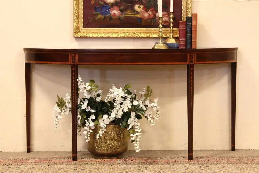 Photo of Kittinger Demilune Hall Table or Server