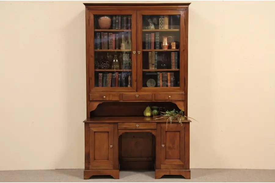 Photo of Country Cherry Kitchen Pantry & Desk, Bookcase or China Top