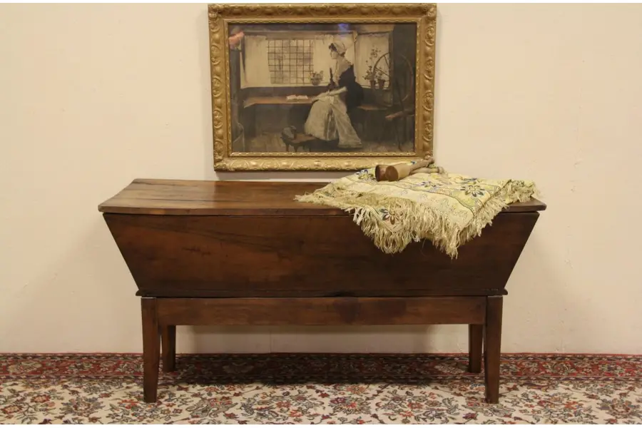 Photo of Country French Farmhouse Bread Dough Box Table