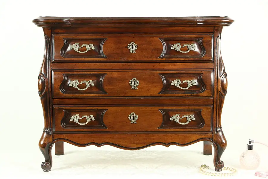 Photo of Country French Vintage Cherry Jewelry, Collector or Silver Chest