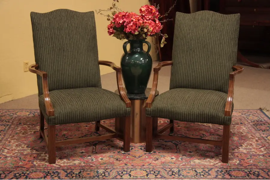 Photo of Pair of Georgian Vintage Armchairs