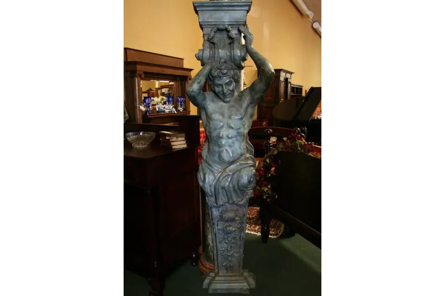 Photo of Bronze 7' Garden Fountain Figure