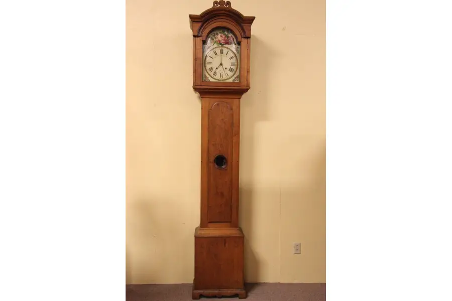 Photo of Pennsylvania Butternut Tall Grandfather Clock 1800's