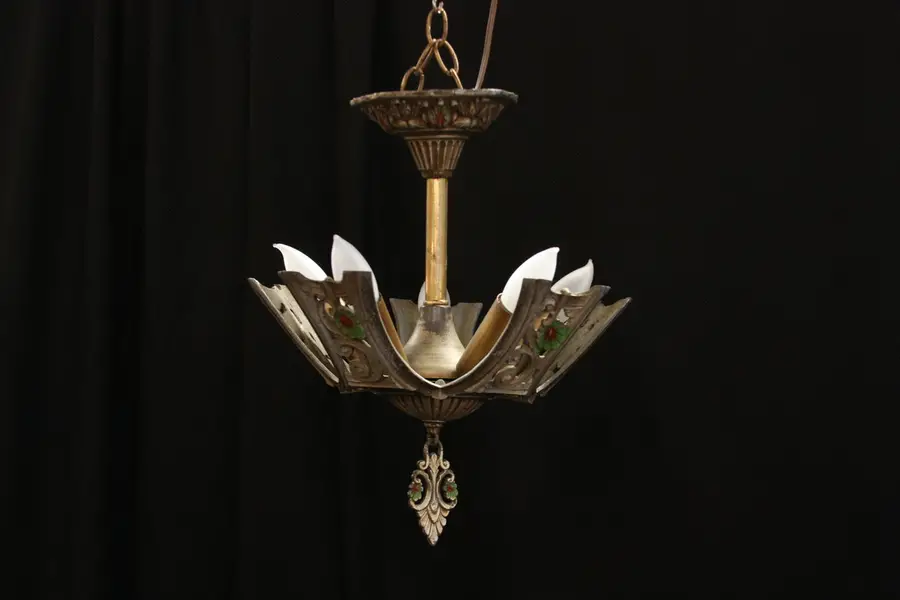 Photo of Art Deco 1930 Antique Ceiling Light Fixture