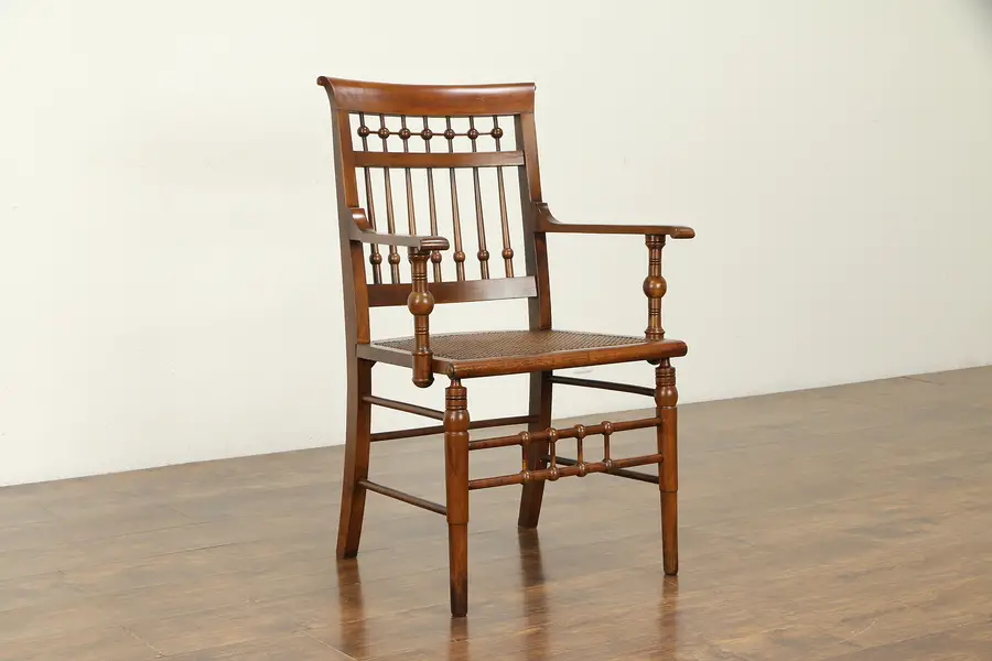 Photo of Victorian Antique Cherry Stick & Ball Desk or Occasional Chair