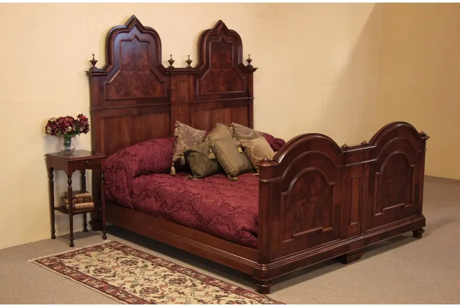 Photo of Victorian King Size Carved Bed
