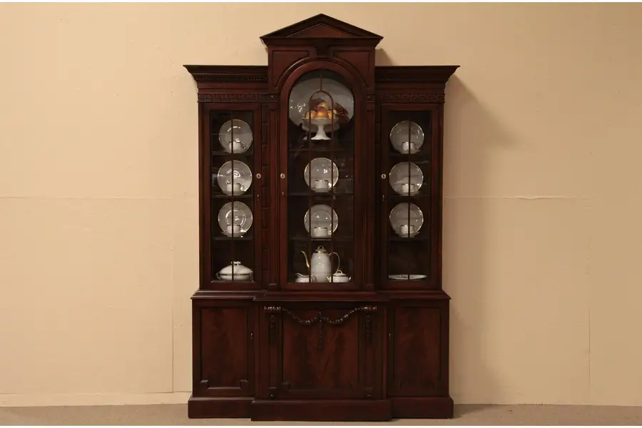 Photo of Tomlinson Breakfront China, Curio Cabinet Bookcase