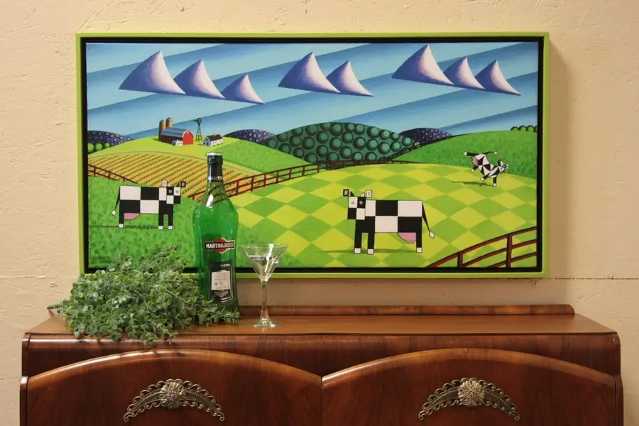 Photo of "Farmland with Hills and Cows" by Bruce Bodden