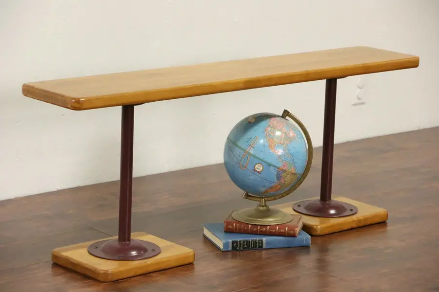 Photo of Mudroom or Entry Bench, 1930's Industrial Salvage Locker Room Bench