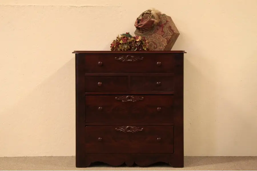 Photo of Pennsylvania 1840's Bonnet Box Commode or Chest