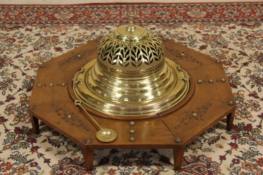 Photo of Spanish Brazier or Brazero, Charcoal Footwarmer or Heater