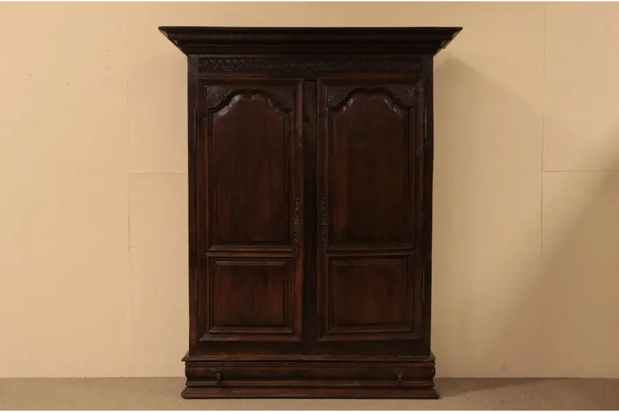 Photo of Country French or Provincial Antique 1760 Armoire