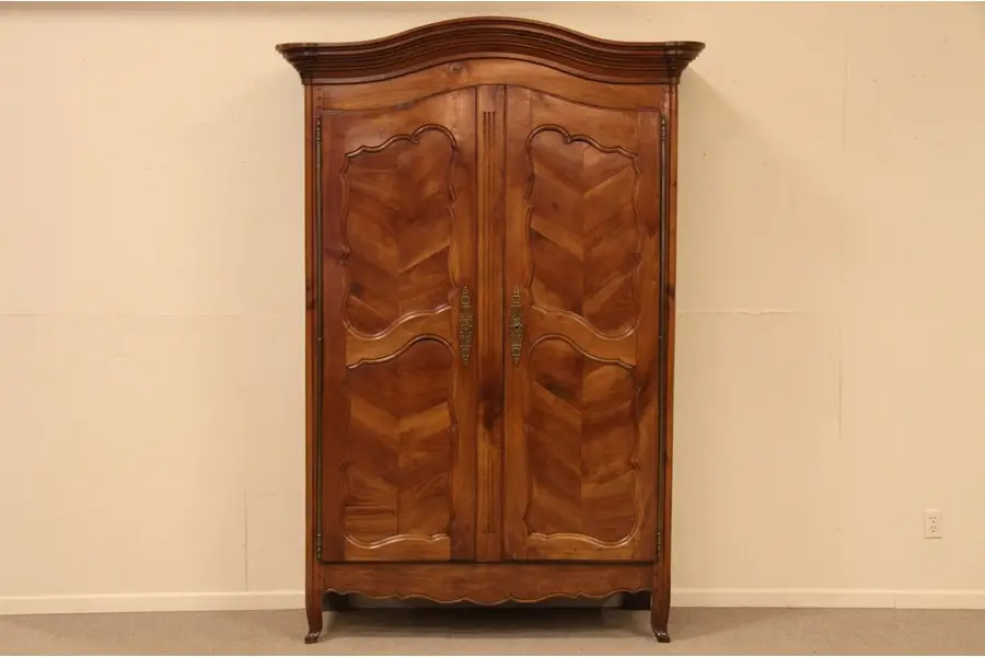 Photo of French Country 1790 Carved Cherry Armoire