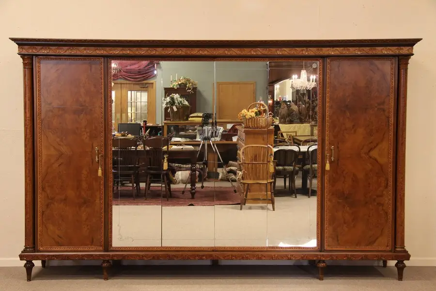 Photo of Lake Como Italian Antique 6 Door Armoire