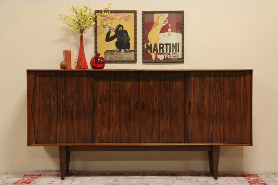 Photo of Danish Midcentury Modern Rosewood Bar or Credenza