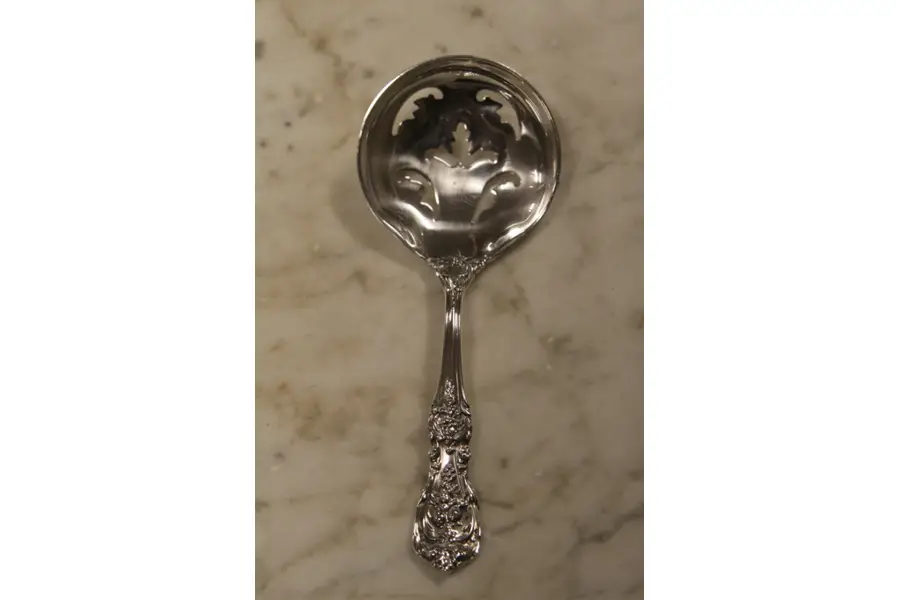 Photo of Francis I Reed & Barton Sterling Silver Pierced Bonbon Server