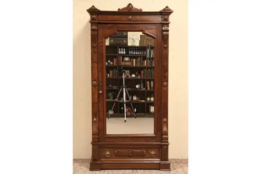 Photo of Victorian Renaissance 1870 Armoire