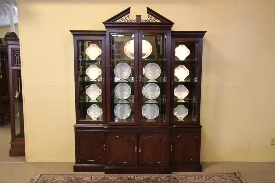 Photo of Century Breakfront China or Curio Cabinet