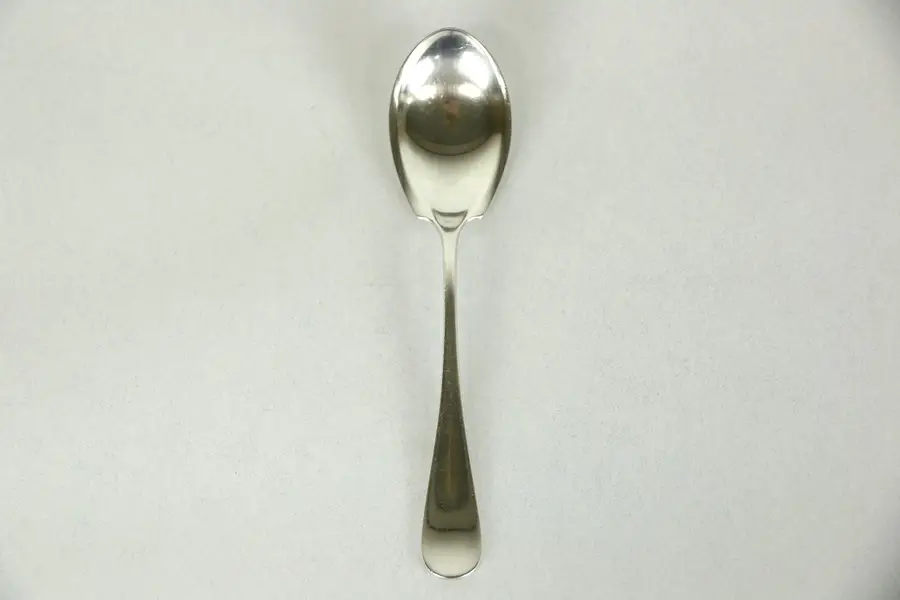 Photo of Gorham Signed Silverplate 1910 Antique Jelly or Sauce Serving Spoon