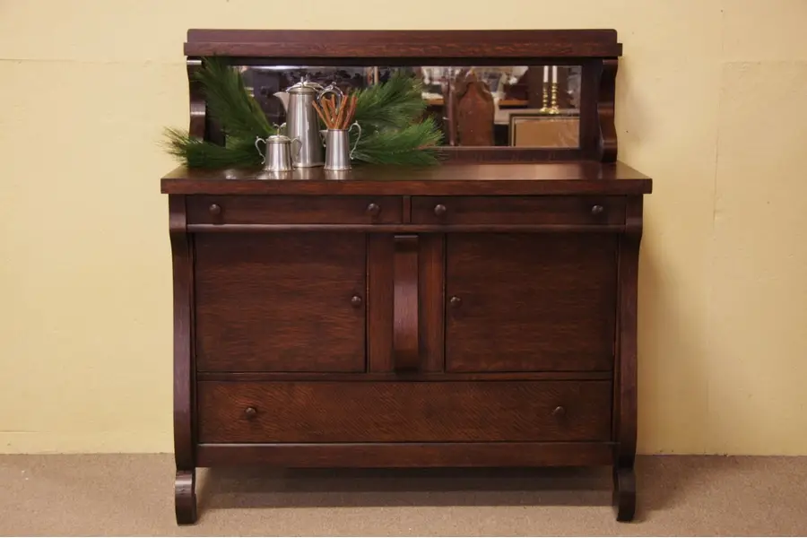 Photo of Mission Oak Sideboard, circa 1900