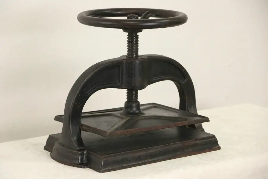Photo of Iron Bookbinder Antique Book Press