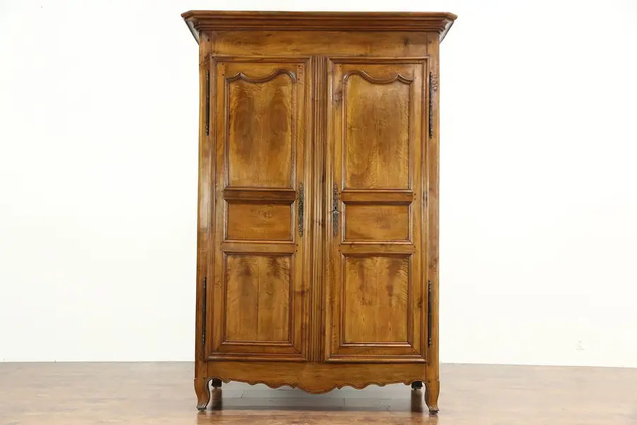Photo of French Country or Provincial Antique 1780 Armoire or Wardrobe, Cherry & Oak
