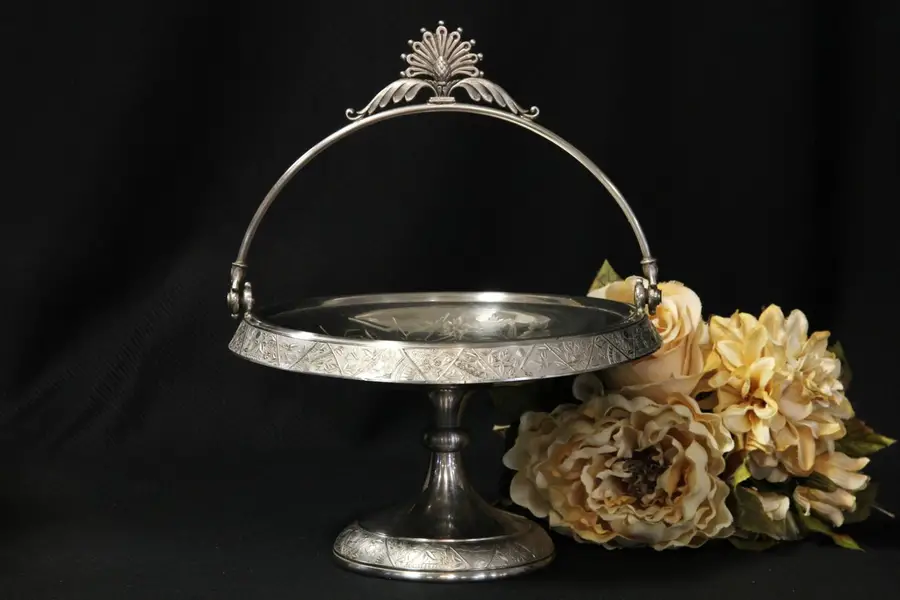 Photo of Hartford Victorian Silverplate Card Tray