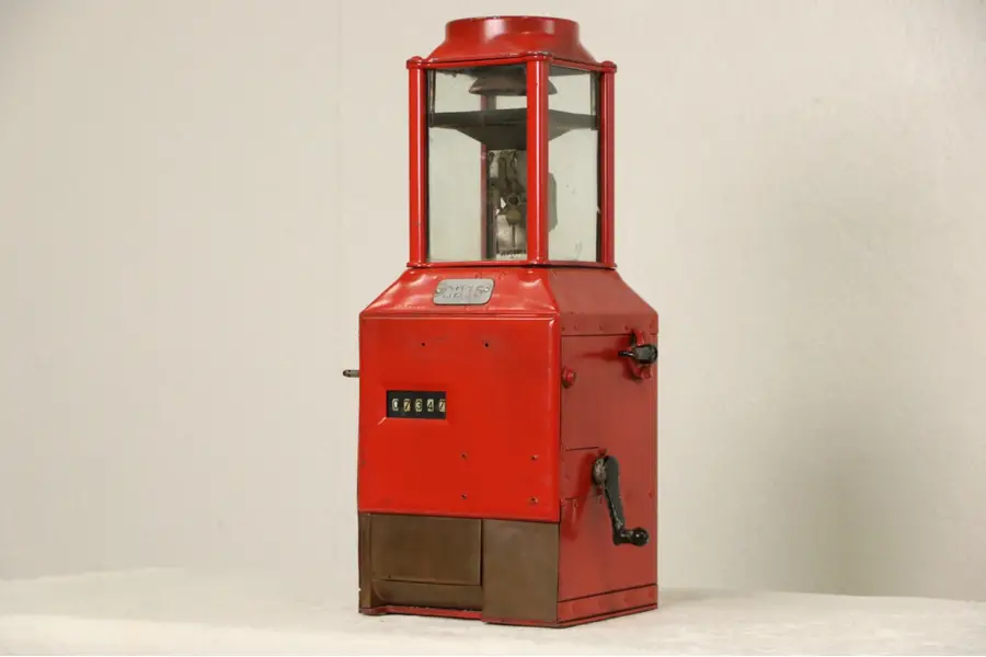 Photo of Bus or Streetcar 1920's Coin Collector, Counting Bank