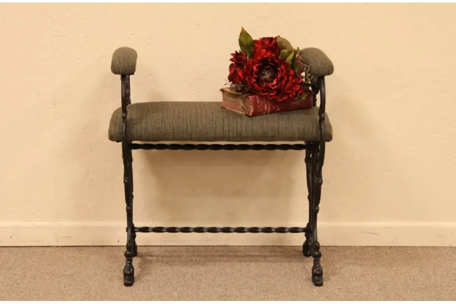 Photo of Iron Bench, Arms & Dolphin Feet