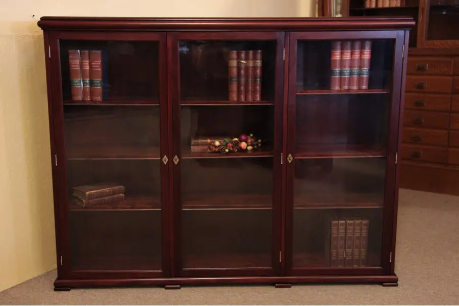 Photo of Triple Mahogany 1900 Antique Bookcase