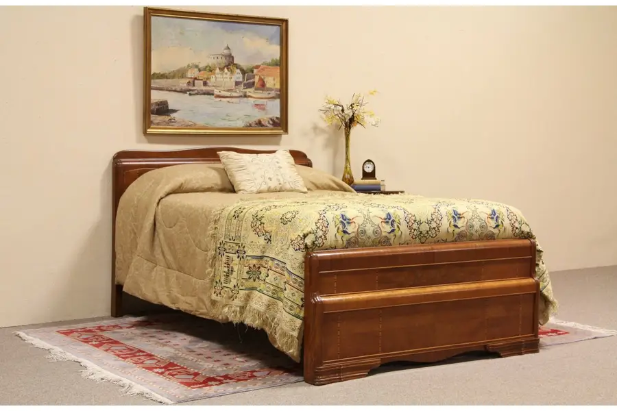 Photo of Art Deco Waterfall 1940 Double Bed