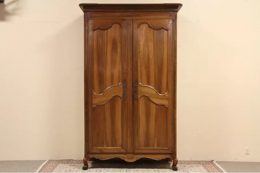 Photo of Country French 1790 Fruitwood Antique Armoire