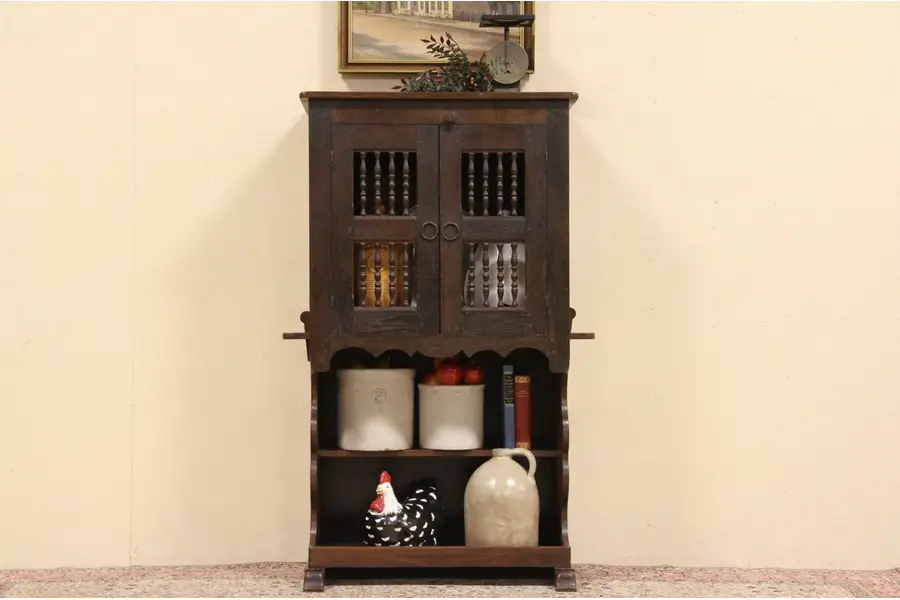 Photo of French Provincial Pannetier Bread Cupboard