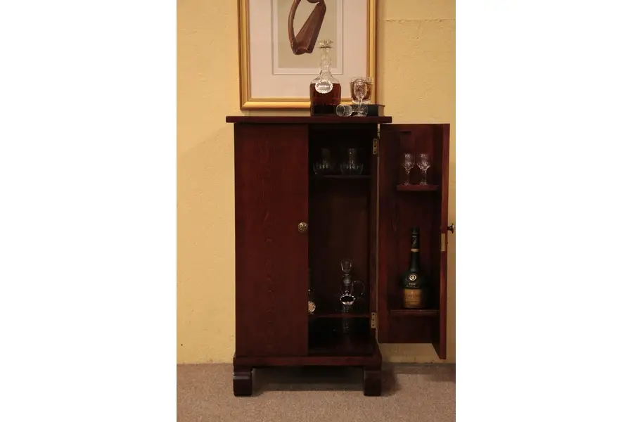 Photo of Bar Cabinet, 1915 Mahogany Finish