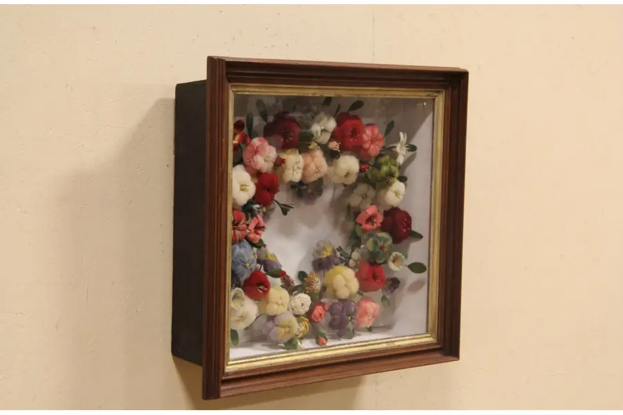 Photo of Victorian Walnut 1880 Antique Picture Frame Shadow Box