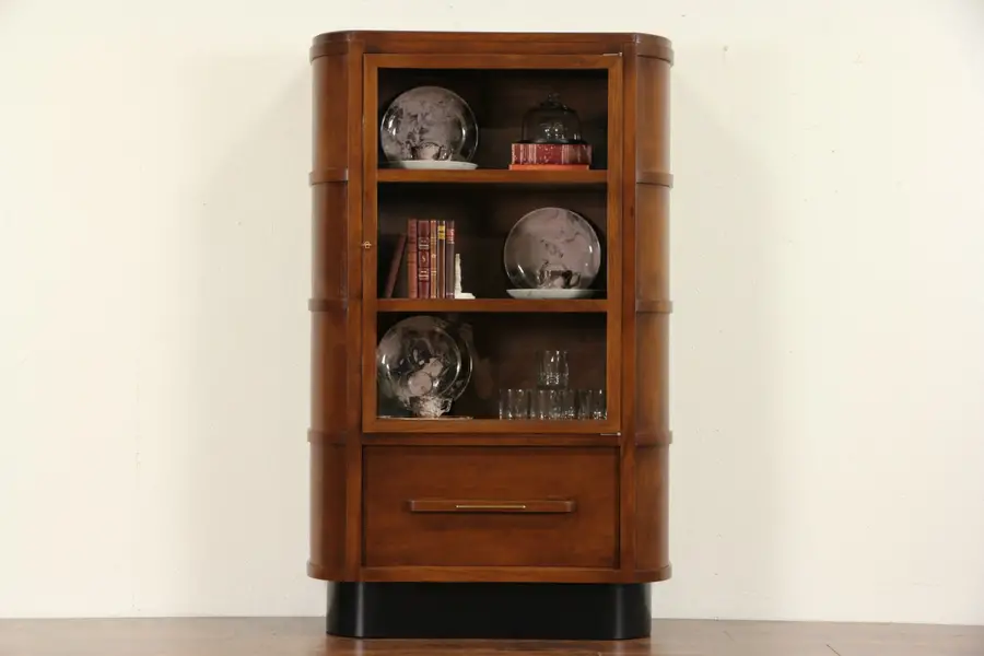 Photo of Art Deco 1935 Vintage Physician Medical or Bathroom Cabinet