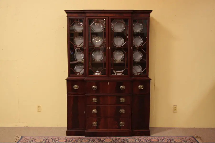 Photo of Traditional Breakfront China Cabinet or Bookcase