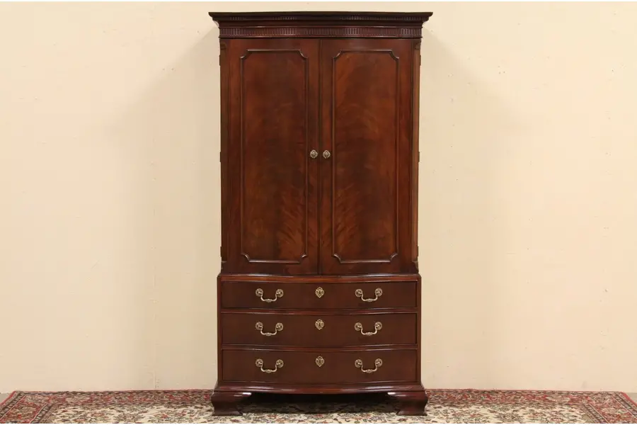 Photo of Baker Mahogany Armoire or Entertainment Center