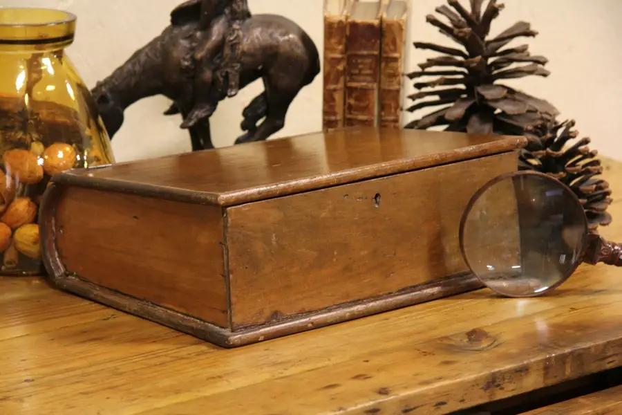 Photo of Book Shape Antique 1890 Box for Jewelry or Mementos