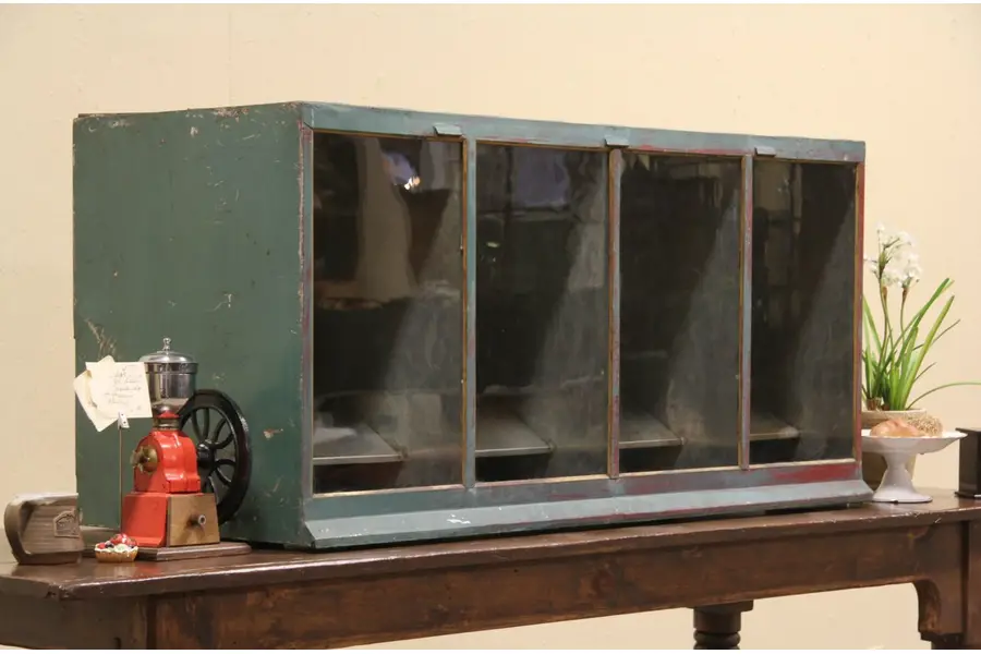 Photo of McLaughlin Coffee Bin 1930's Grocery Story Display Hopper