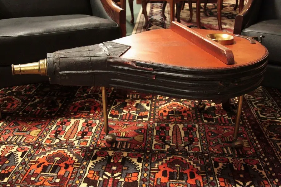 Photo of Coffee Table from Blacksmith's Leather Bellows